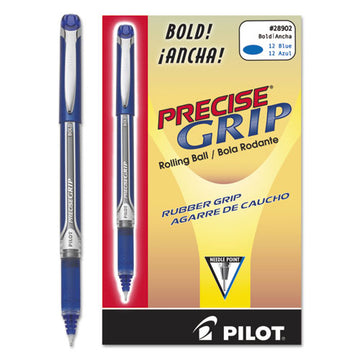 Pilot® Precise Grip Roller Ball Pen, Stick, Bold 1 Mm, Blue Ink, Blue Barrel freeshipping - TVN Wholesale